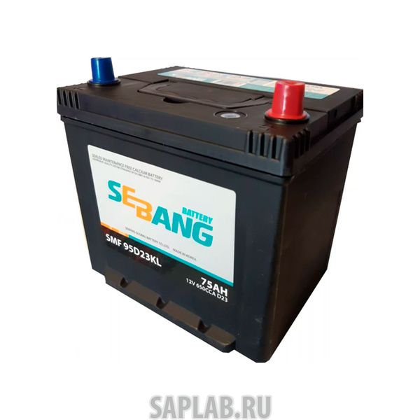 Купить запчасть  SEBANG - SMF95D23KL Аккумулятор Sebang Smf 75 А/Ч Обратная R En 650a, 232x175x225 Smf 95d23kl Smf 95d23kl SEB