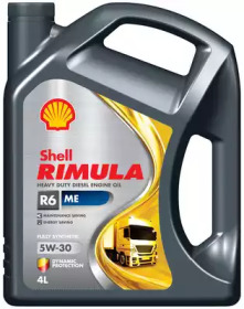 Купить запчасть SHELL - 550040066 Моторное масло Shell Rimula R6 ME 5w-30 4л