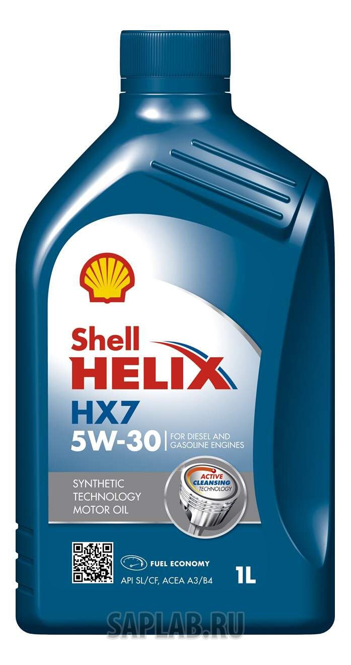 Купить запчасть SHELL - 550040292 Моторное масло Shell Helix HX7 5W-30 1л