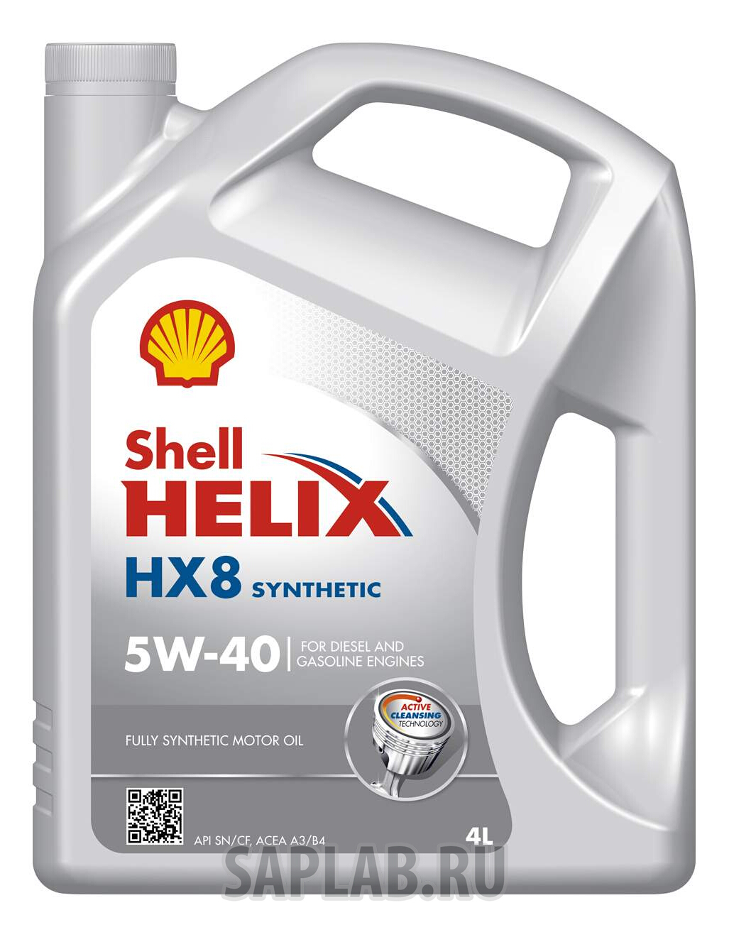 Купить запчасть SHELL - 550040295 Моторное масло Shell Helix HX8 Syn 5W-40 4л