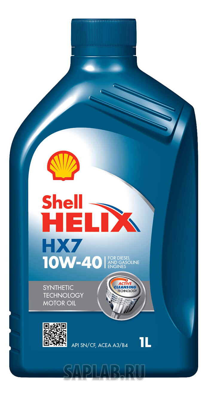 Купить запчасть SHELL - 550040312 Моторное масло Shell Helix HX7 10W-40 1л