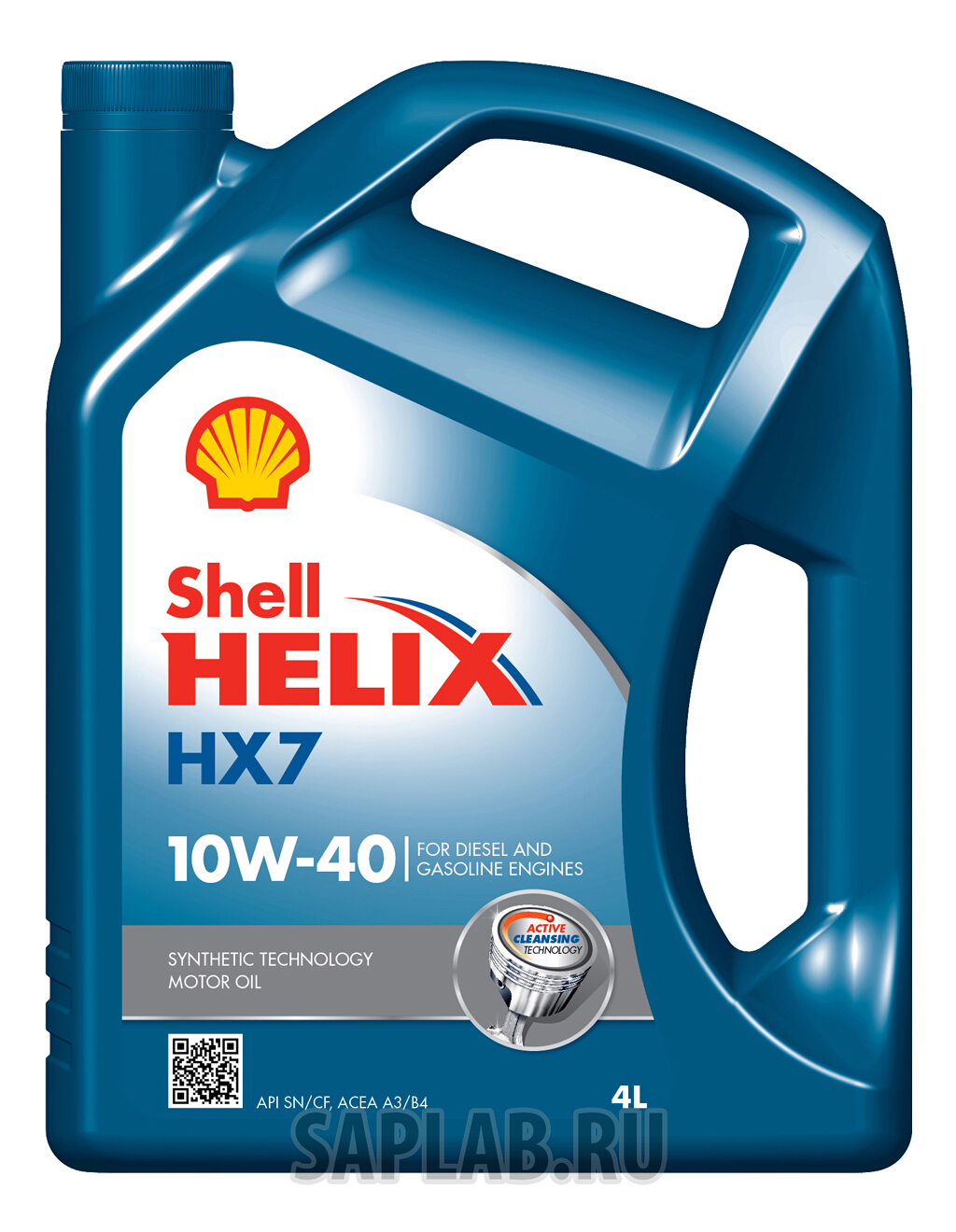 Купить запчасть SHELL - 550040315 Моторное масло Shell Helix HX7 10W-40 4л