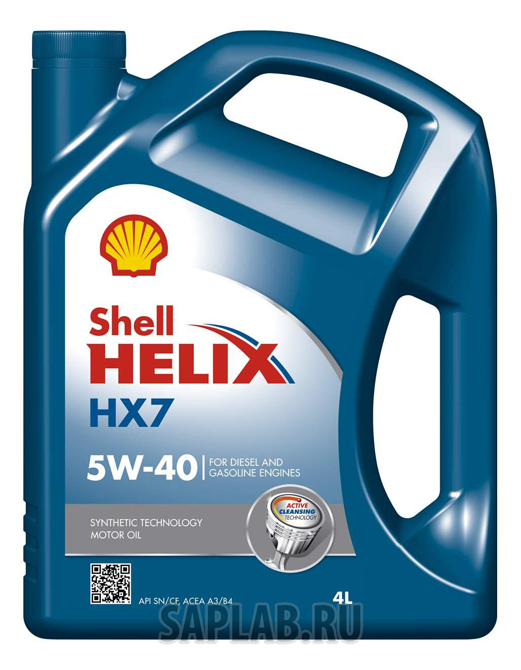 Купить запчасть SHELL - 550040341 Моторное масло Shell Helix HX7 5W-40 4л