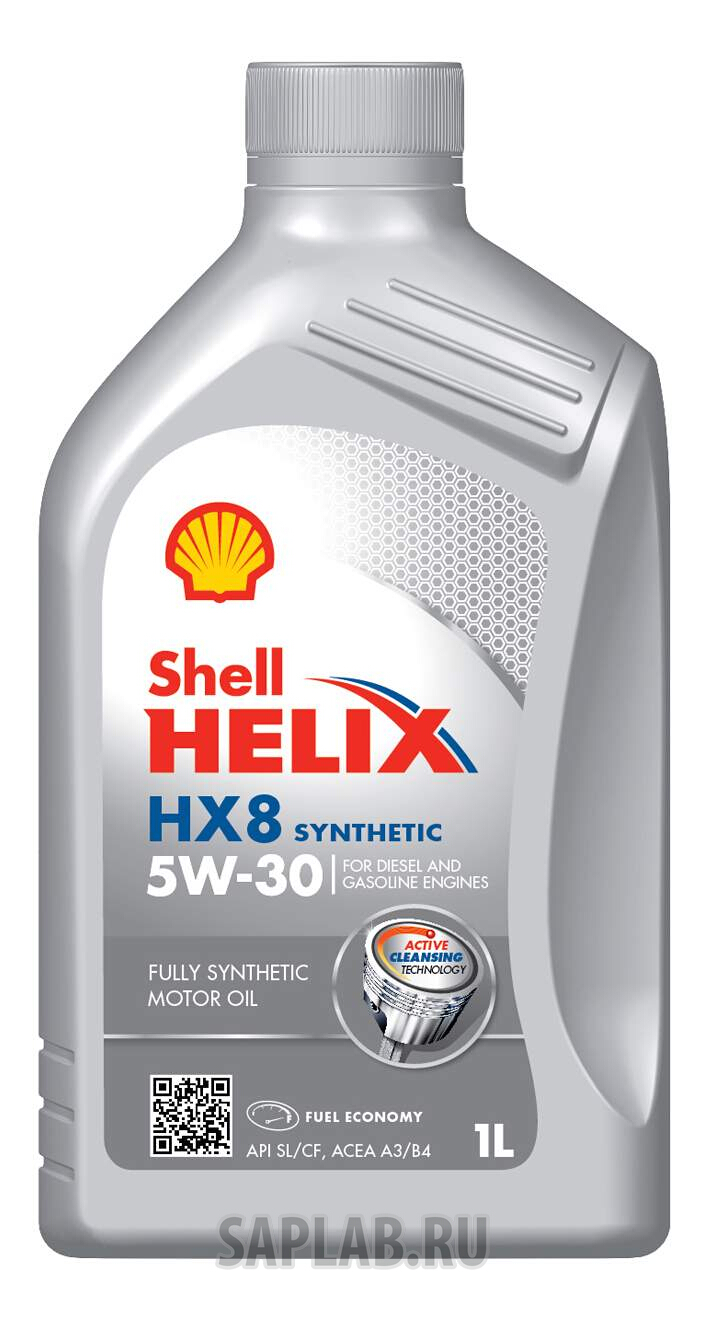 Купить запчасть SHELL - 550040462 Моторное масло Shell Helix HX8 Syn 5W-30 1л