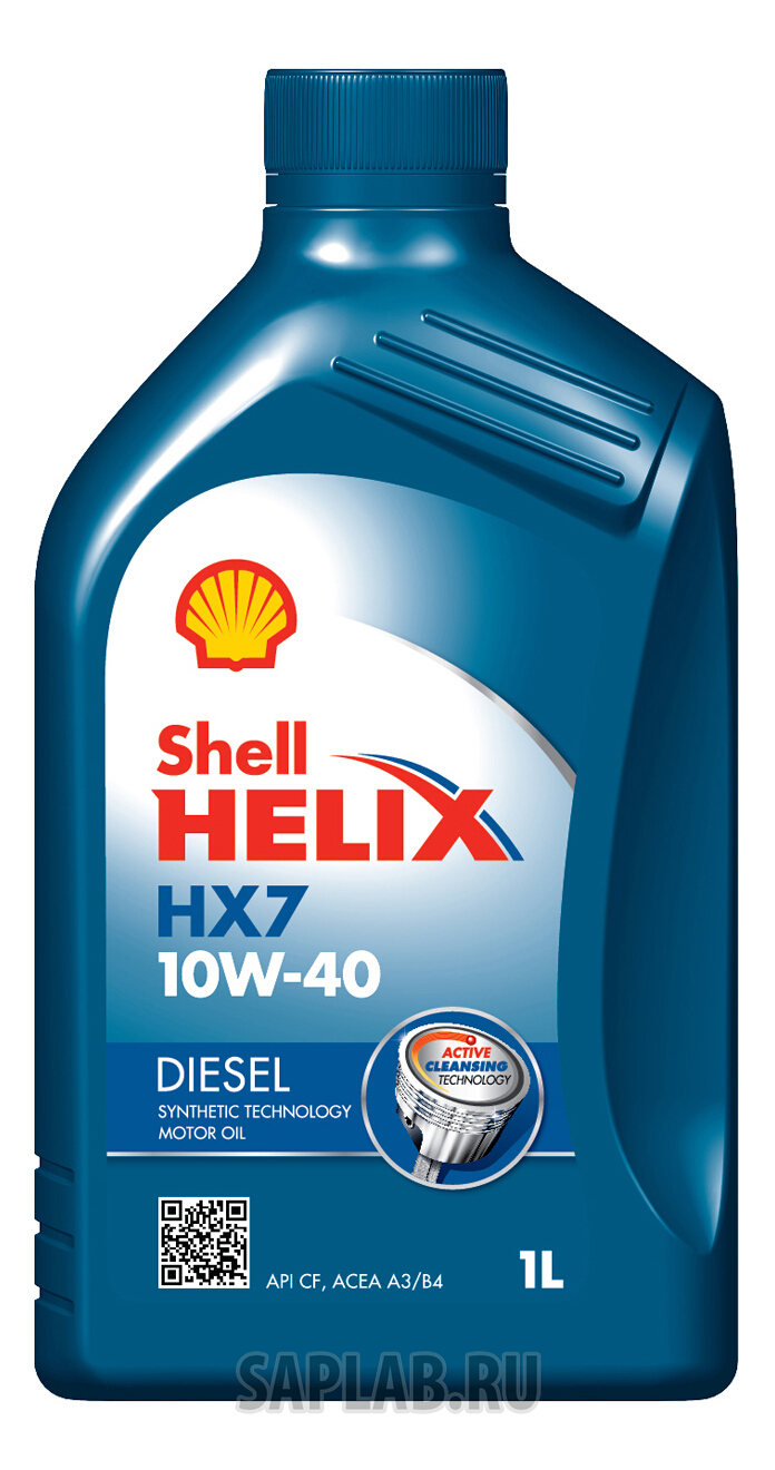 Купить запчасть SHELL - 550040506 Моторное масло Shell Helix HX7 Diesel 10W-40 1л