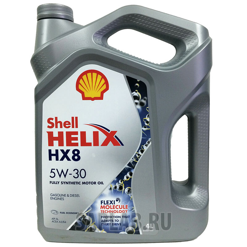 Купить запчасть SHELL - 550040542 Моторное масло Shell Helix HX8 Syn 5W-30 4л