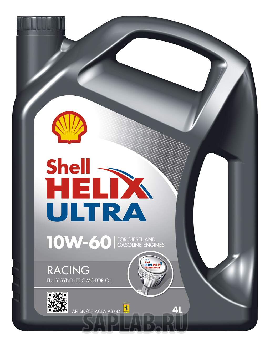 Купить запчасть SHELL - 550040622 Моторное масло Shell Helix Ultra Racing SAE 10W-60 4L