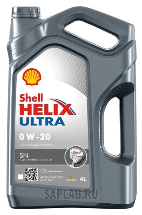 Купить запчасть SHELL - 550046977 Моторное масло Shell Helix Ultra SN 0W-20 4л