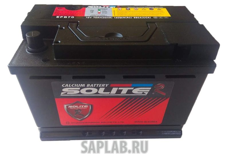 Купить запчасть  SOLITE - EFB80R740A Аккумулятор SOLITE EFB 80R 740A 315x175x190