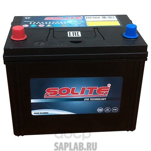 Купить запчасть  SOLITE - EFBS95R Аккумулятор автомобильный Solite  EFBS95R START-STOP 80A/ч 790А полярность прямая