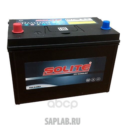 Купить запчасть  SOLITE - EFBT110R Аккумулятор автомобильный Solite EFBT110R START-STOP 90А/ч 880А полярность прямая