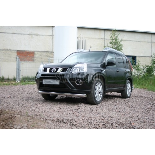 Купить запчасть SOUZ96 - NXTR481288 Защита переднего бампера d 76 одинарная "Nissan X-Trail" 2011- (лок.сборка С-Пб), NXTR.48.1288