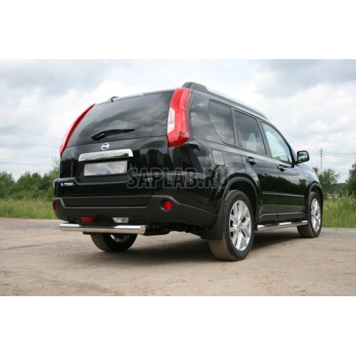 Купить запчасть SOUZ96 - NXTR751295 Защита задняя "ступень" d 76 "Nissan X-Trail" 2011- (лок.сборка С-Пб), NXTR.75.1295