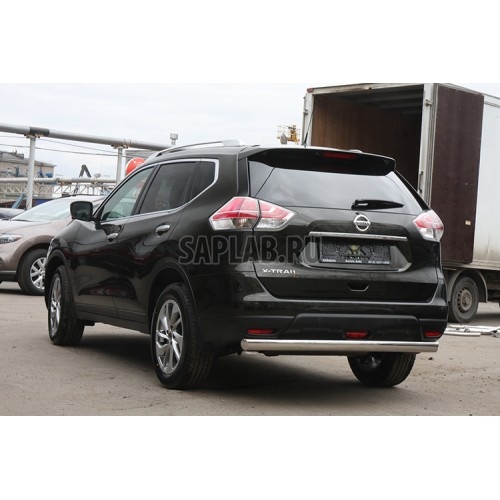 Купить запчасть SOUZ96 - NXTR755274 Защита задняя 75x42 овальная, Nissan X-Trail 2015-