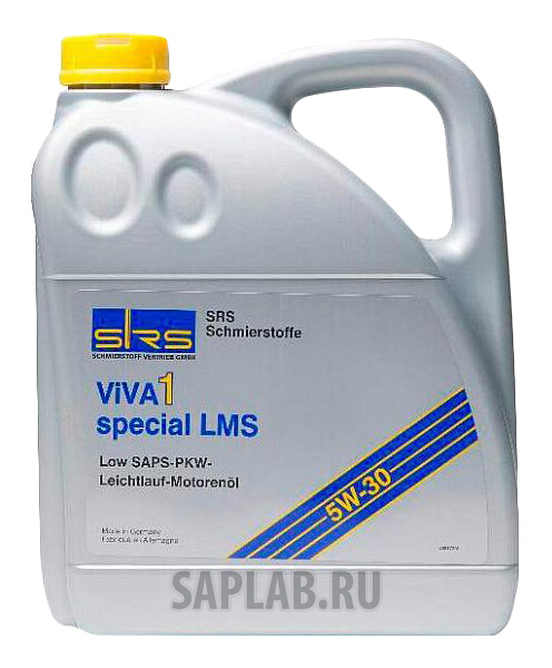 Купить запчасть SRS - 4033885001011 Моторное масло SRS Viva 1 Special LMS 5W-30 4л