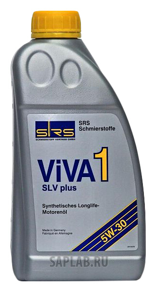 Купить запчасть SRS - 7212 Моторное масло SRS Viva 1 SLV Plus 5W-30 1л