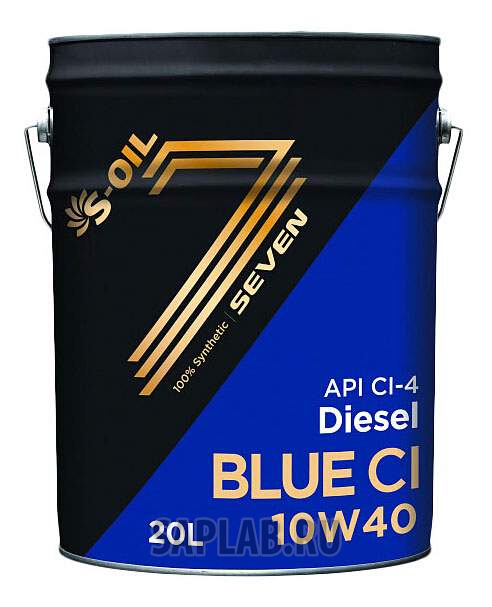 Купить запчасть S-OIL - BL10W4020 Трансмиссионное масло  Seven Blue CI 10W-40 20л