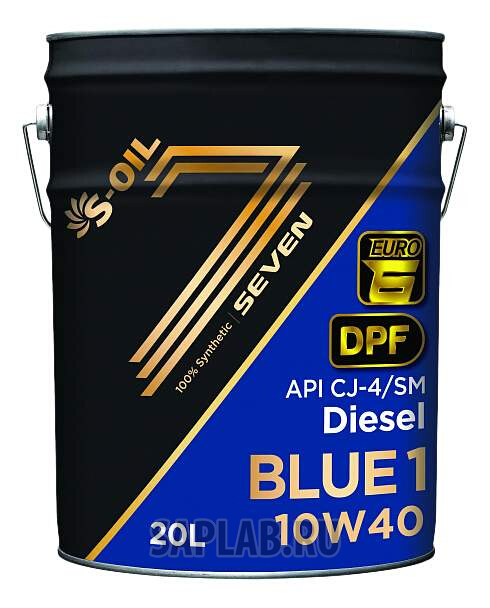 Купить запчасть S-OIL - CJ10W4020 Моторное масло S-oil Seven Blue1 10W-40 20л