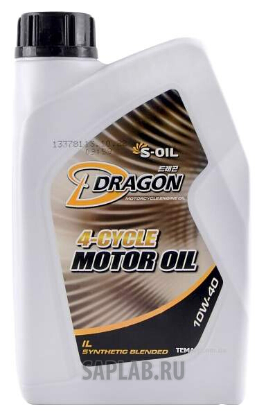 Купить запчасть S-OIL - D4T10W4001 Моторное масло S-oil Dragon 4-T 10W-40 1л