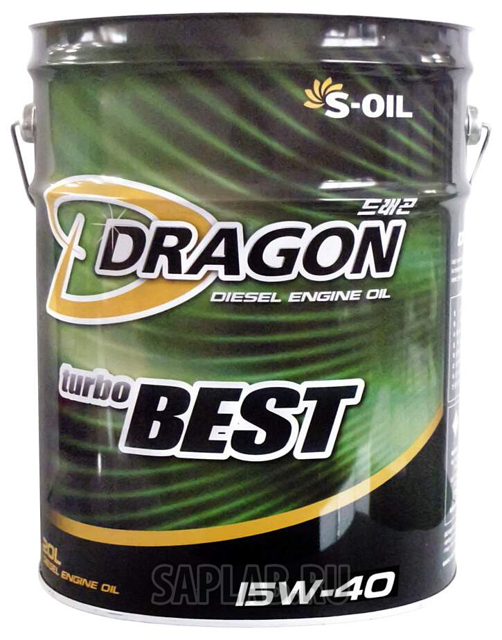 Купить запчасть S-OIL - DTB15W4020 Моторное масло S-oil Dragon Turbo Best 15W-40 20л