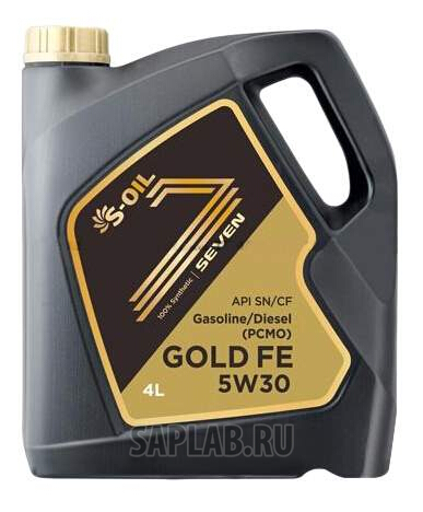 Купить запчасть S-OIL - GOLDFE5W3004 Seven Gold FE 5W-30 4л