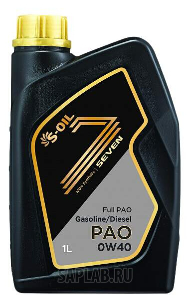 Купить запчасть S-OIL - PAO0W4001 Seven PAO 0W-40 1л