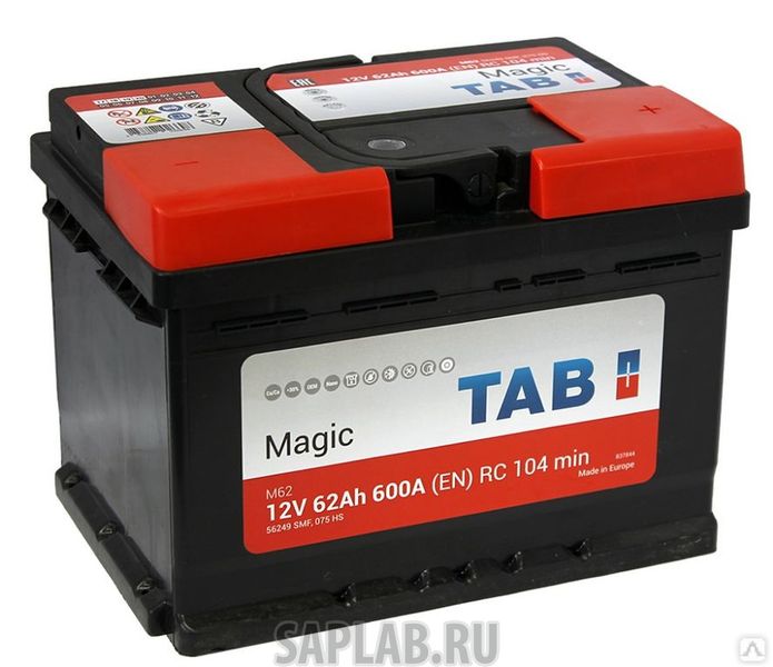 Купить запчасть  TAB - 56249 Аккумулятор TAB MAGIC 62R 600A 242x175x175