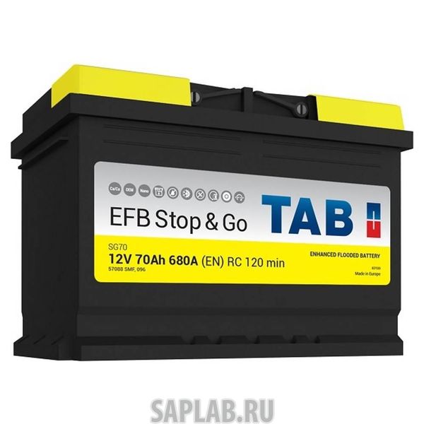 Купить запчасть  TAB - EFB70R680A Аккумулятор TAB EFB 70R 680A 278x175x190