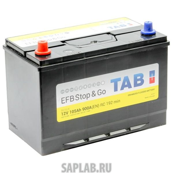 Купить запчасть  TAB_BATTERIES - 212105 Аккумулятор легковой "TAB" EFB Stop&Go; JIS 105Ач п/п