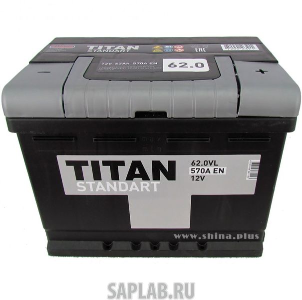 Купить запчасть  TITAN - 6СТ620VLL2 Аккумулятор легковой "TITAN" STANDART 62А/ч о/п (62.0)