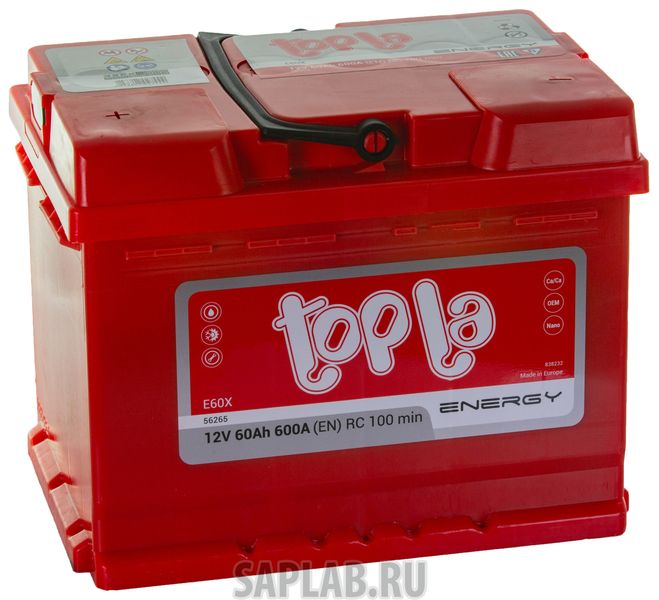 Купить запчасть  TOPLA - 108060 Аккумулятор автомобильный TOPLA E60H 60Ач 600A 108060