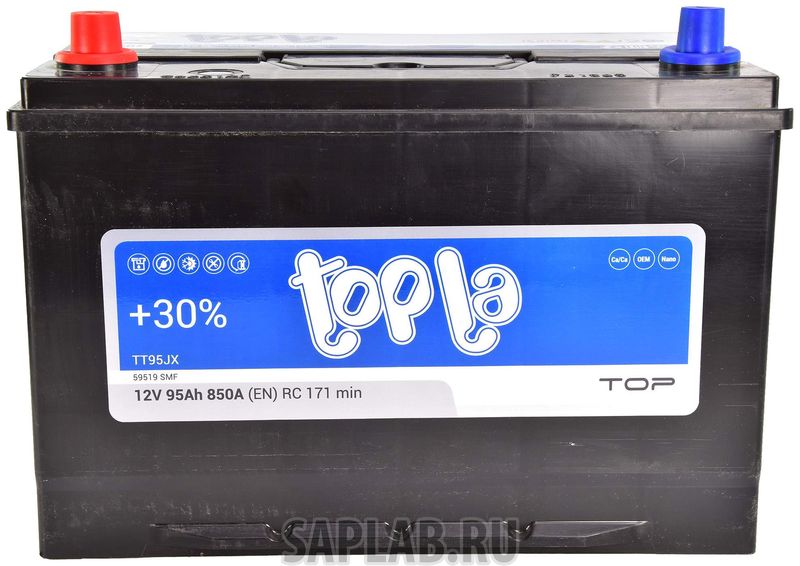 Купить запчасть  TOPLA - 118995 Аккумулятор автомобильный TOPLA TT95JX 95Ач 850A 118995