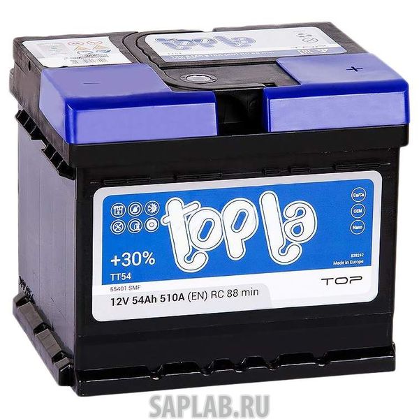 Купить запчасть  TOPLA - 54R510A Аккумулятор Topla Top 54R 510A 207х175х175