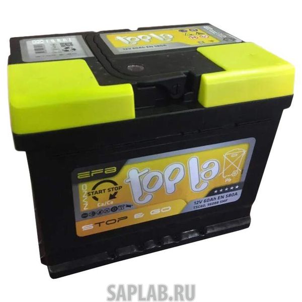 Купить запчасть  TOPLA - 60R580A Аккумулятор Topla EFB 60R 580A 242x175x190