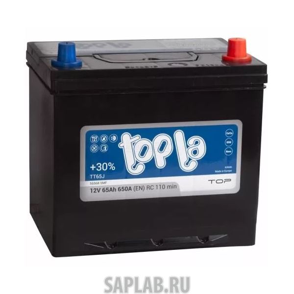 Купить запчасть  TOPLA - TOP65R650A Аккумулятор Topla Top 65R 650A 230x175x220