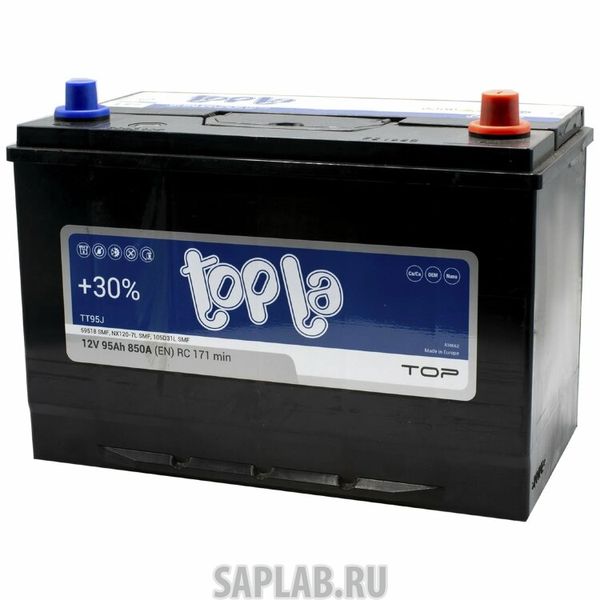 Купить запчасть  TOPLA - TOP95L850A Аккумулятор Topla Top 95L 850A 306x175x220