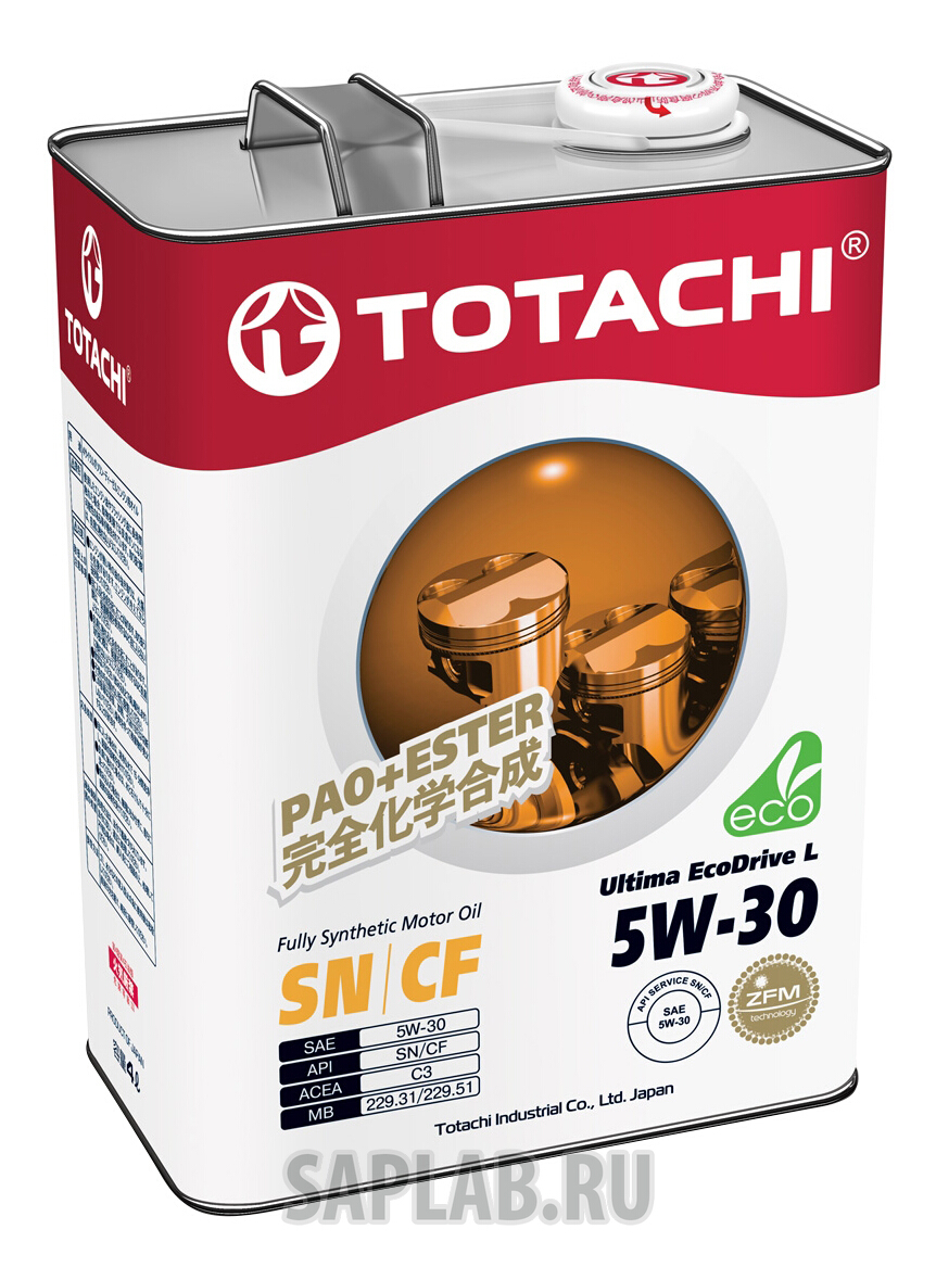 Купить запчасть TOTACHI - 4562374690929 Моторное масло Totachi Ultima EcoDrive L Fully Synthetic SN/CF 5W-30 4л