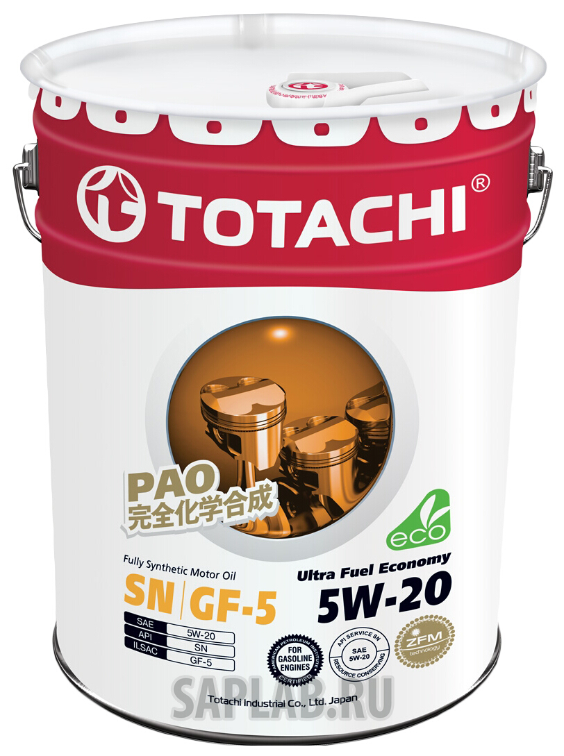 Купить запчасть TOTACHI - 4562374698321 Моторное масло Totachi Ultra Fuel Fully Synthetic SN 5W-20 60л