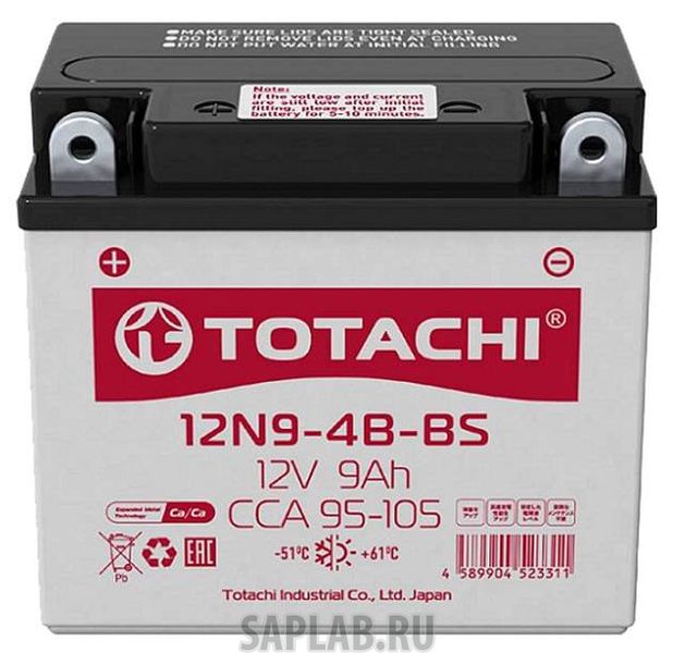 Купить запчасть  TOTACHI - 4589904523311 Аккумулятор автомобильный  TOTACHI MOTO 4589904523311 9 Ач