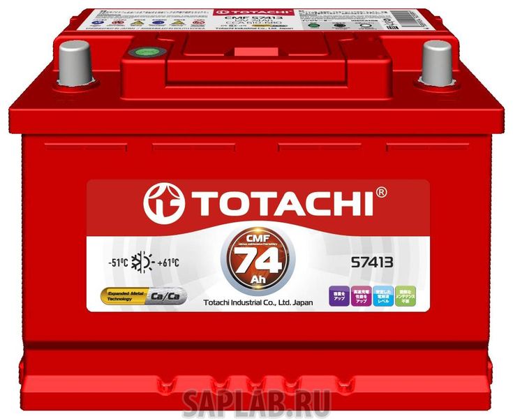 Купить запчасть  TOTACHI - 4589904523762 Аккумулятор автомобильный  TOTACHI CMF 4589904523762 74 Ач