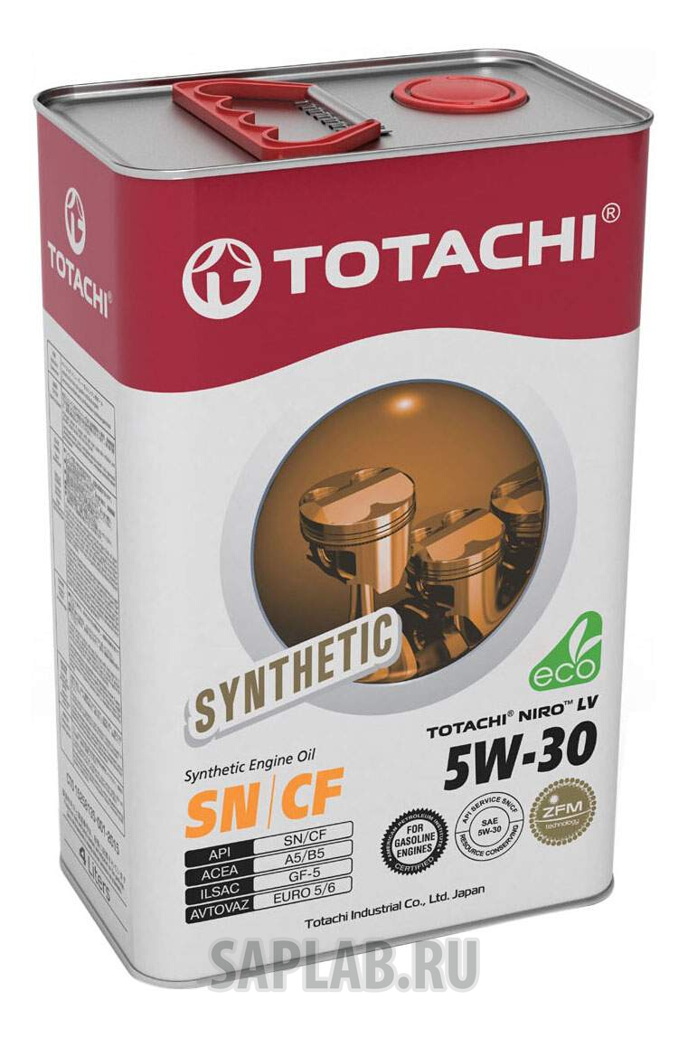 Купить запчасть TOTACHI - 4589904524028 Моторное масло Totachi Niro LV Synthetic SN 5W-30 4л