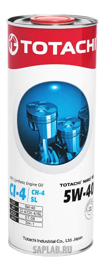 Купить запчасть TOTACHI - 4589904525353 Моторное масло Totachi Niro  HD Synthetic API CI-4 / SL 5W-40 1л