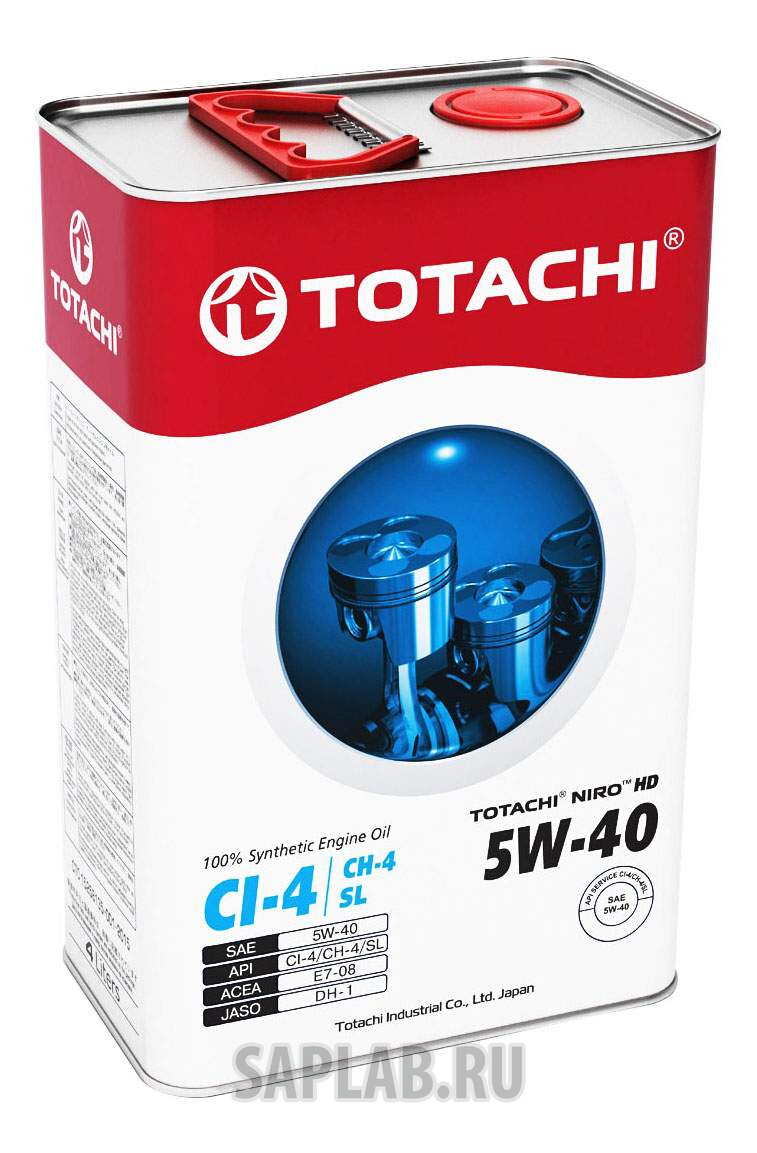 Купить запчасть TOTACHI - 4589904525360 Моторное масло Totachi Niro  HD Synthetic API CI-4 / SL 5W-40 4л