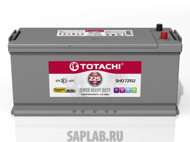 Купить запчасть  TOTACHI - 4589904527227 Аккумуляторная батарея TOTACHI KOR SHD 72512 225 а/ч