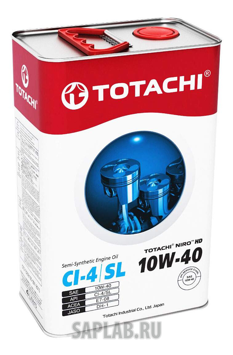 Купить запчасть TOTACHI - 4589904921971 Моторное масло Totachi Niro  HD Semi-Synthetic API CI-4 / SL 10W-40 4л