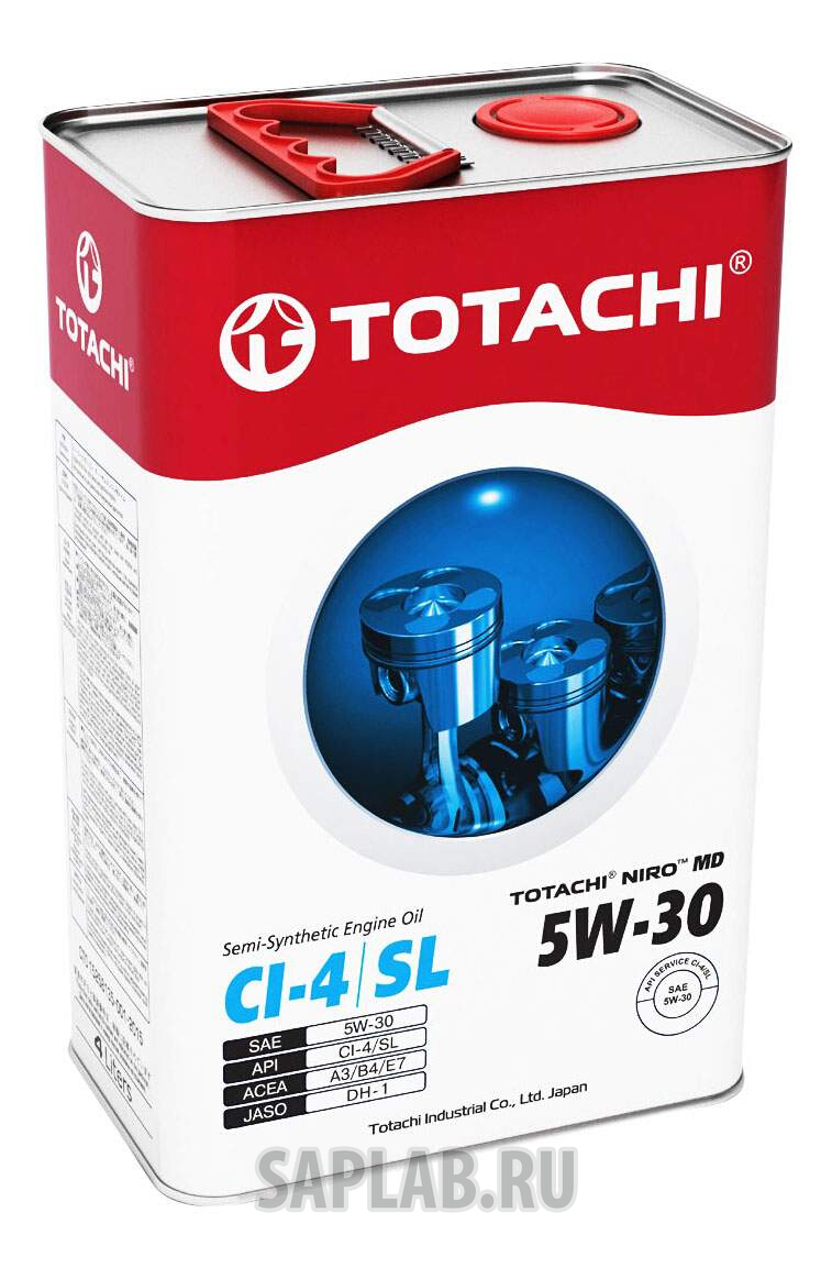 Купить запчасть TOTACHI - 4589904921995 Моторное масло Totachi Niro MD Semi-Synthetic CI-4/SL 5W-30 4л