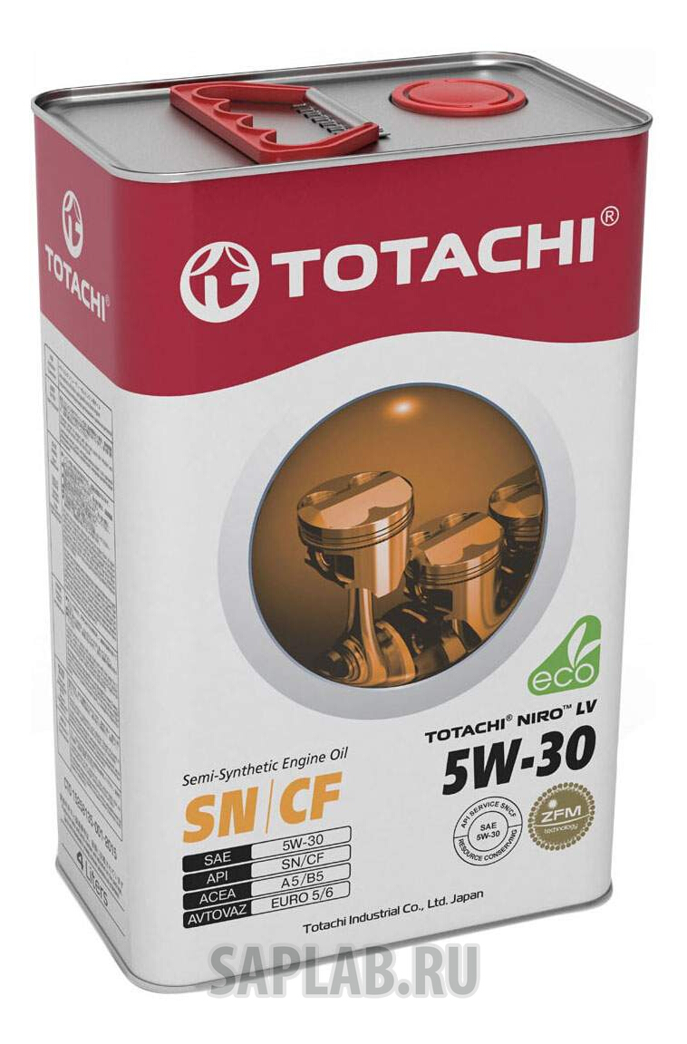 Купить запчасть TOTACHI - 4589904922015 Моторное масло Totachi Niro LV Semi-Synthetic SN/CF 5W-30 4л