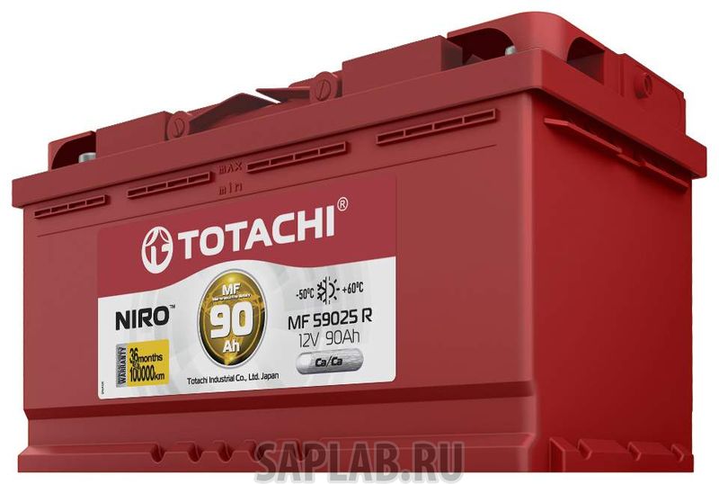 Купить запчасть  TOTACHI - 4589904925429 Аккумулятор автомобильный TOTACHI NIRO MF 59025,  90а/ч R 4589904925429