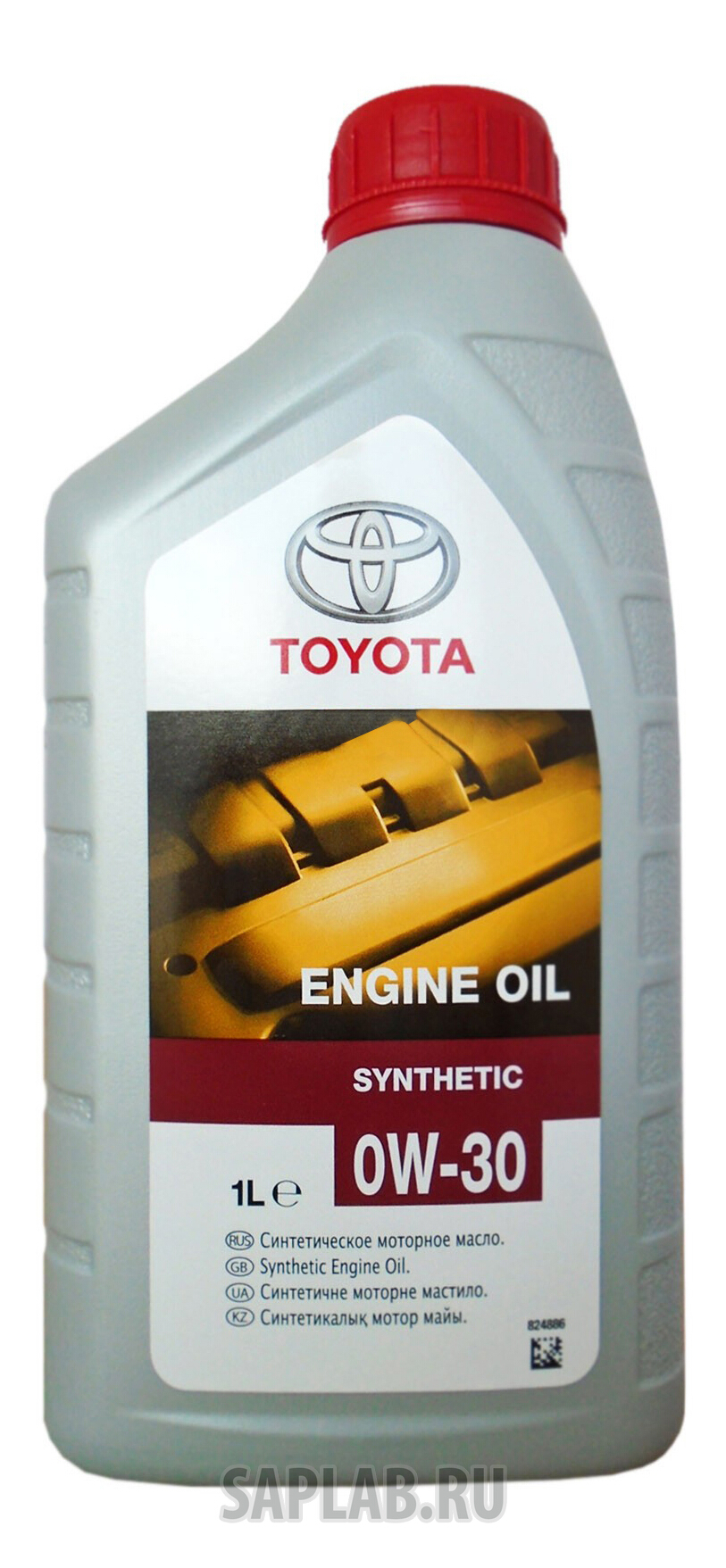 Купить запчасть TOYOTA - 0888080366GO Моторное масло Toyota Engine Oil Synthetic SAE 0W-30 1л