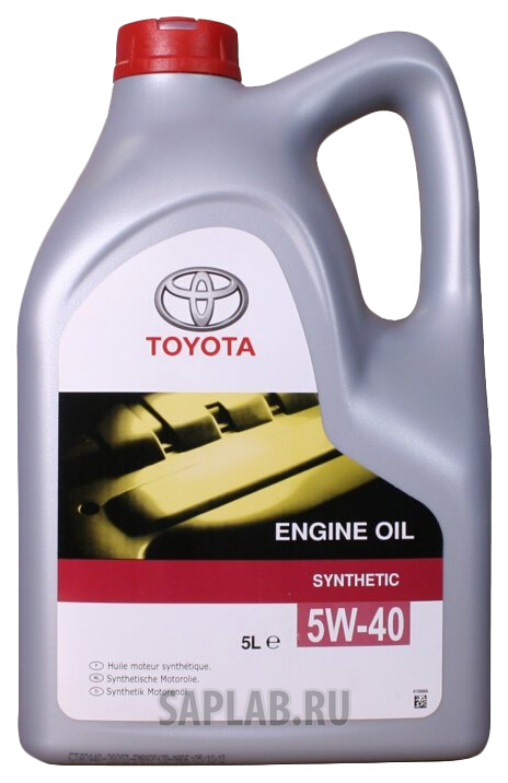 Купить запчасть TOYOTA - 0888080375GO Моторное масло Toyota Engine Oil Synthetic 5W-40 5л